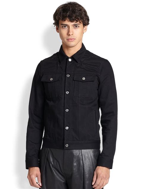 givenchy coated denim skinny jeans|black Givenchy jean jacket men.